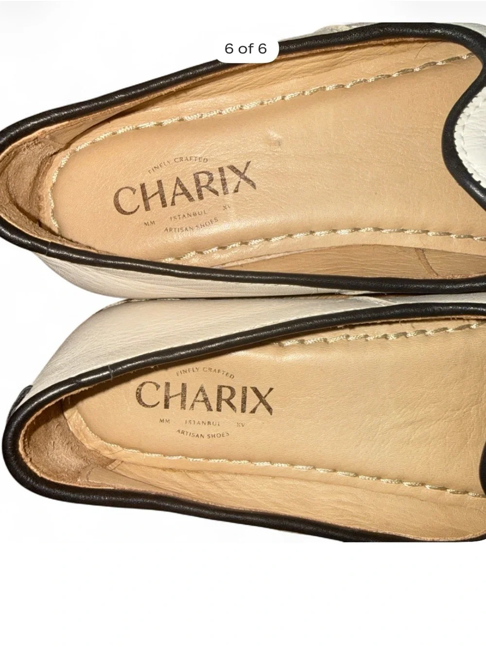 Charix Leather slip on flats